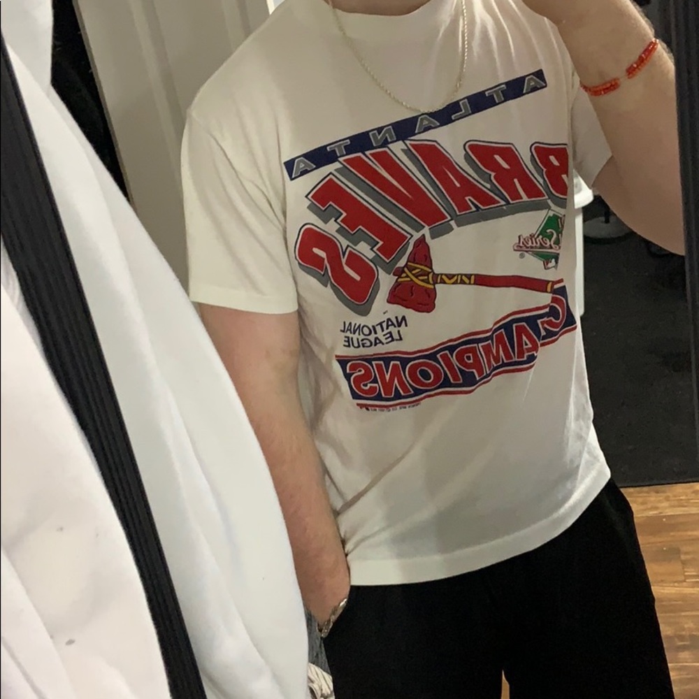 Vinatge Atlanta Braves 1991 World Series Shirt